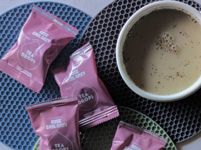 earl grey rose tea drop