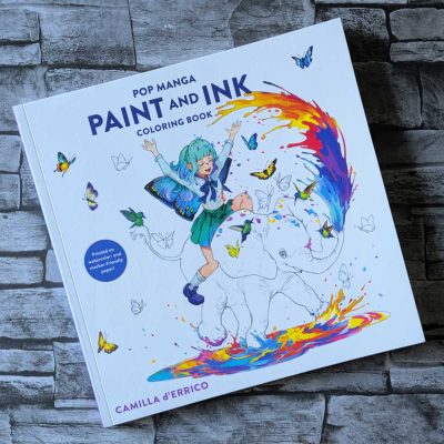 Pop Manga Paint and Ink Coloring Book