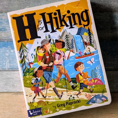 board book h is for hiking