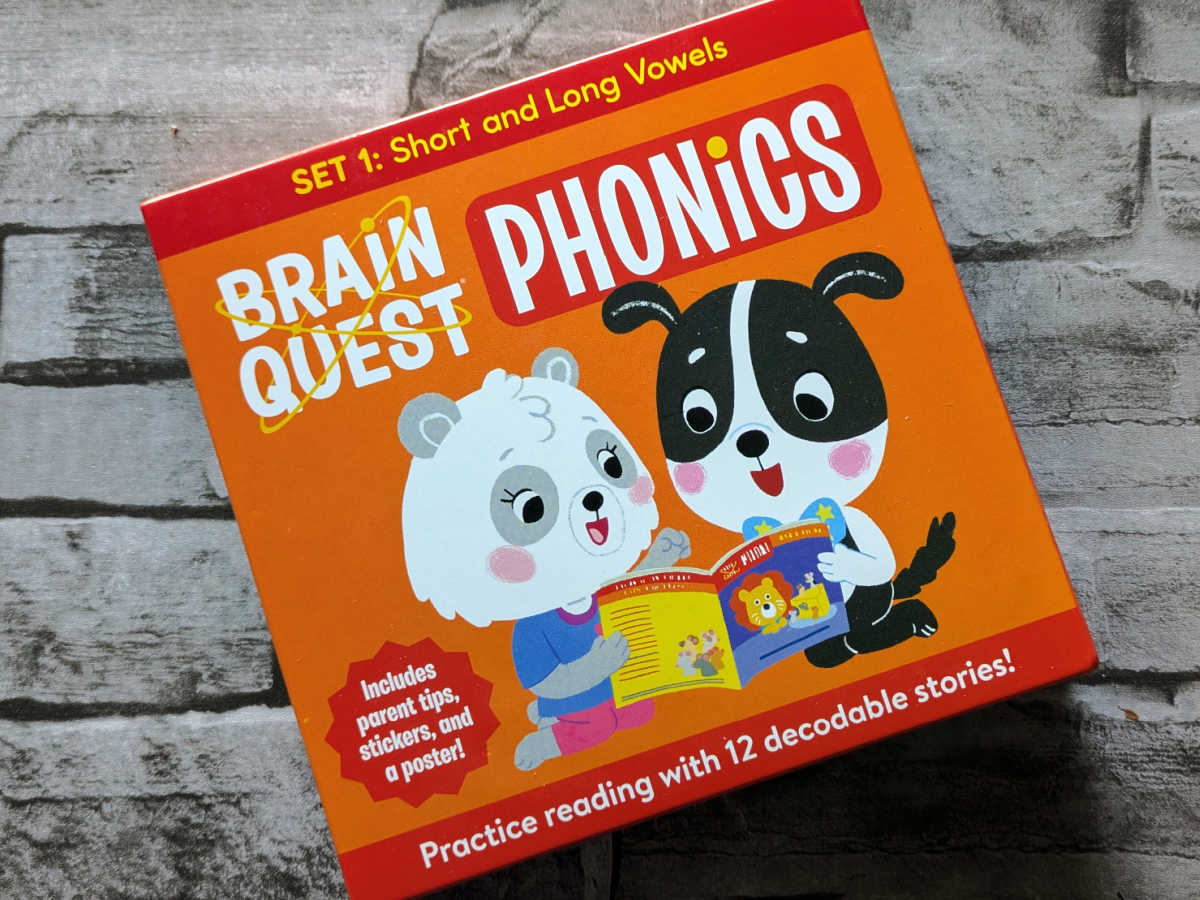 boxed brain quest phonics readers books