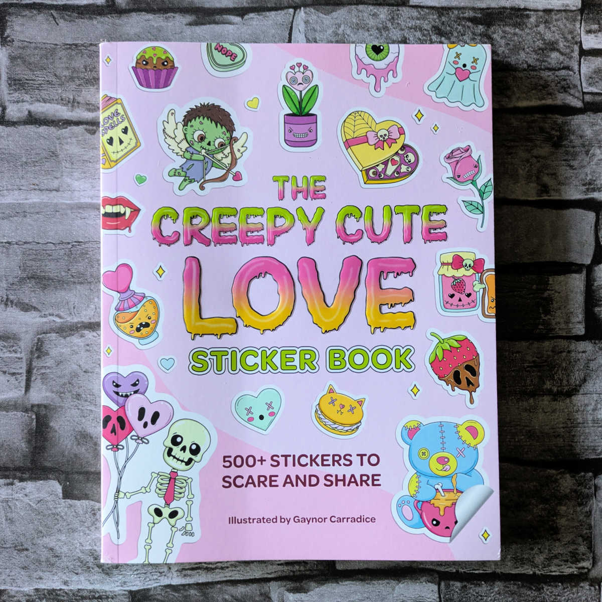creepy cute valentine valloween sticker book