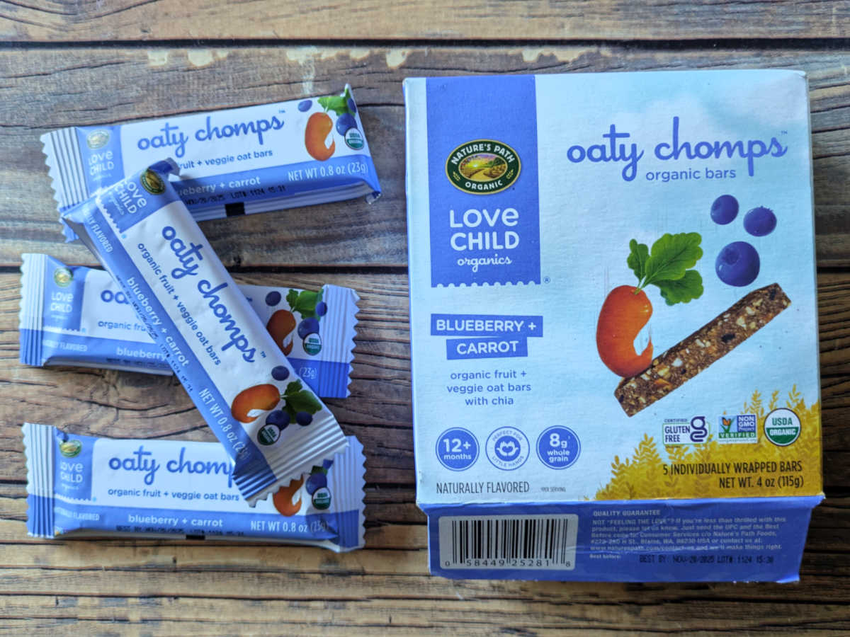 natures path organic love child oaty chomps
