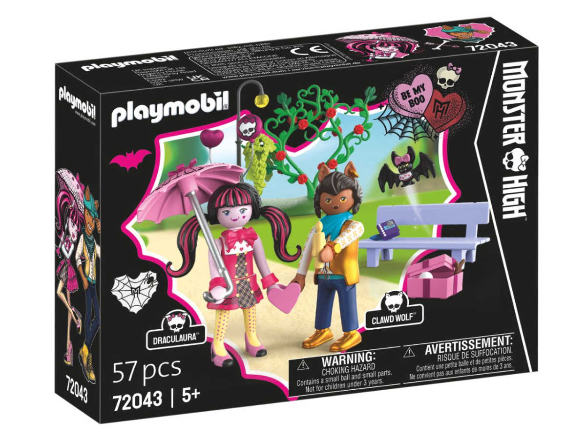 The Playmobil Monster High Valentine Play Set is super cute and perfect for fans of Monster High. With 57 pieces, including Draculaura, Clawd and Bat, it’s a fun addition to a Playmobil collection that can be enjoyed all year!