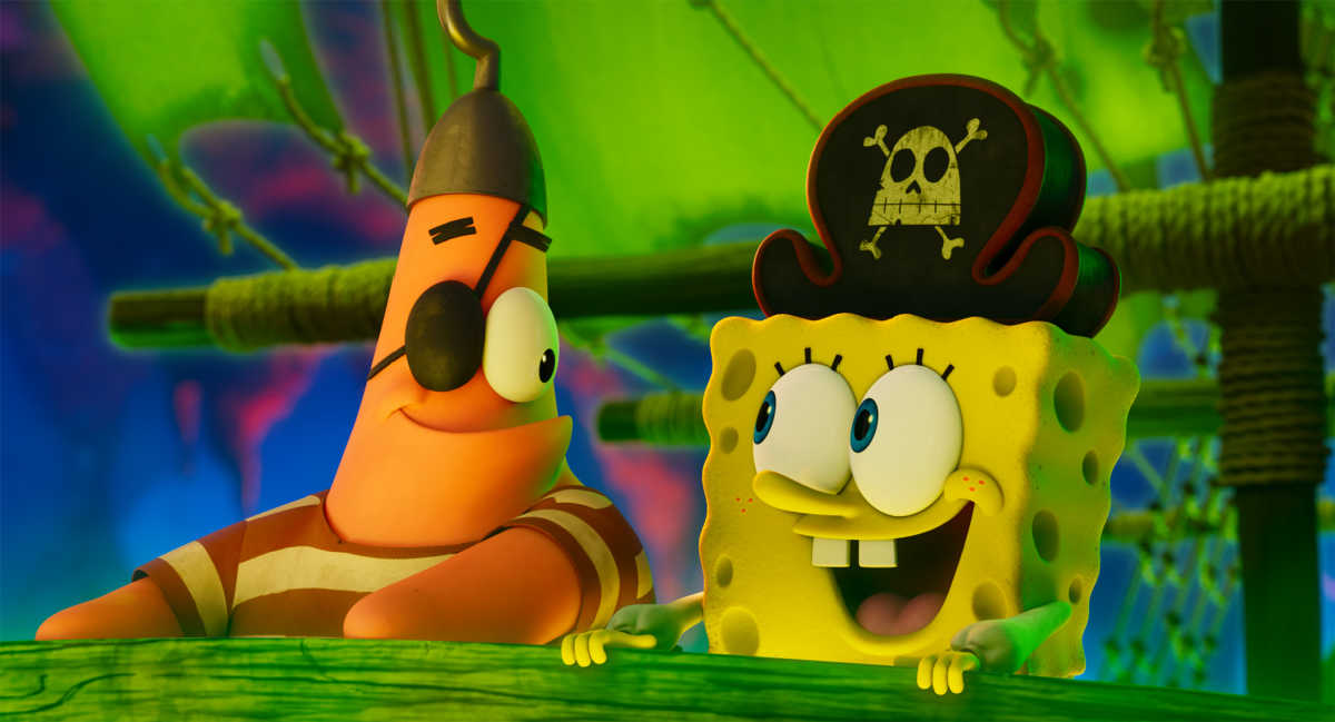 spongebob and pirate patrick