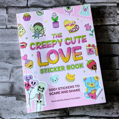 the creepy cute love sticker book