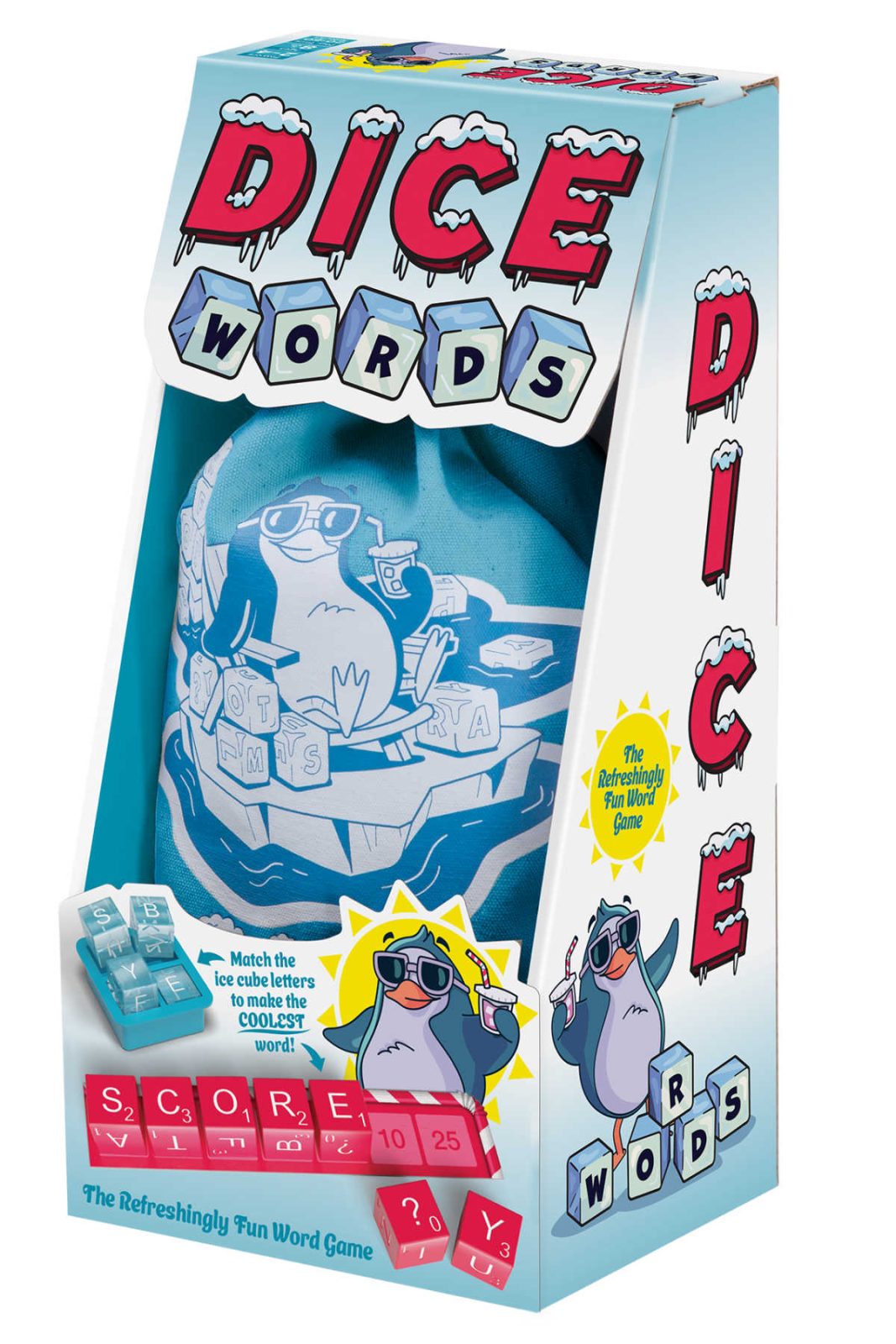 The Dice Words game is fun, enjoyable, and designed for 2 to 4 players ages 8 and up. It comes in a convenient storage bag, making it easy to pack for travel or game night while offering play options for younger players and a competitive edge for adults! 🎲