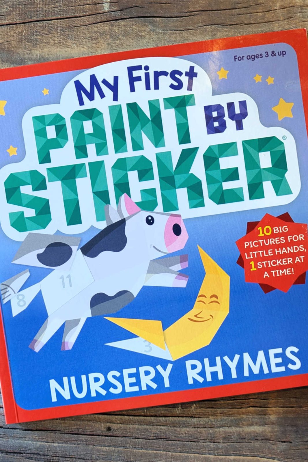 Spark creativity with My First Paint by Sticker: Nursery Rhymes! 🎨 This super cute activity book for ages 3 and up features nursery rhyme themes and easy-to-use stickers for mess-free artistic fun. ✨