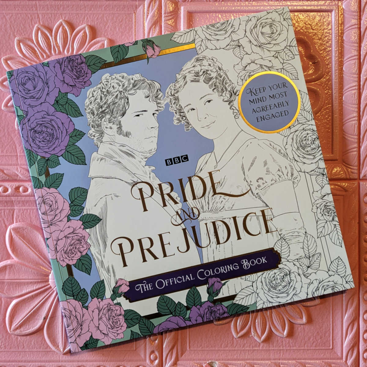 Step into Longbourn with the BBC Pride and Prejudice Official Coloring Book! 🎨 Featuring beautiful, detailed pages, this adult coloring book is a good gift for fans of the Jane Austen book and movie looking to de-stress.
