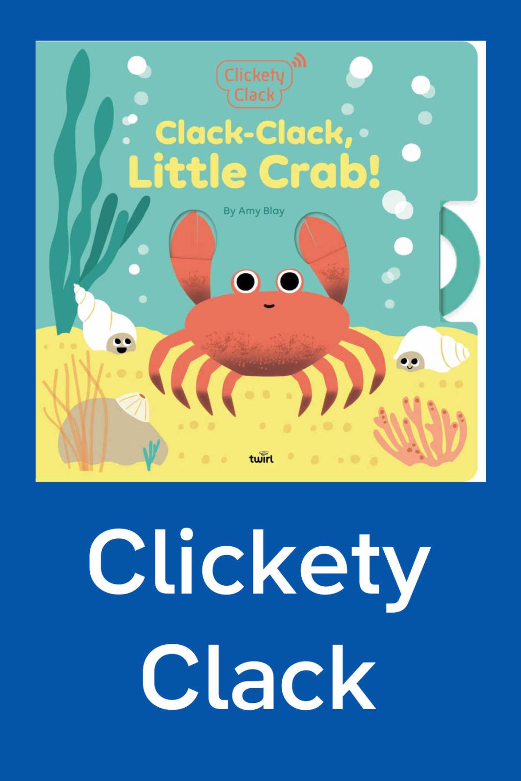 Get ready for hands-on fun with Clack, Clack Little Crab! 🦀 This interactive board book is super cute and perfect for babies and toddlers who love to touch, feel, and play while they read. 🌊