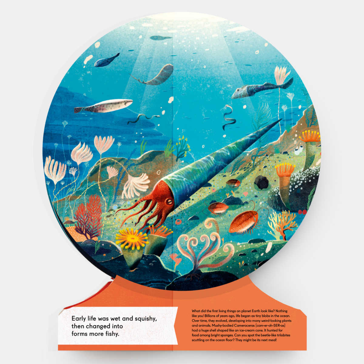 early life prehistoric book pages