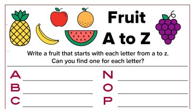feature fruit a to z