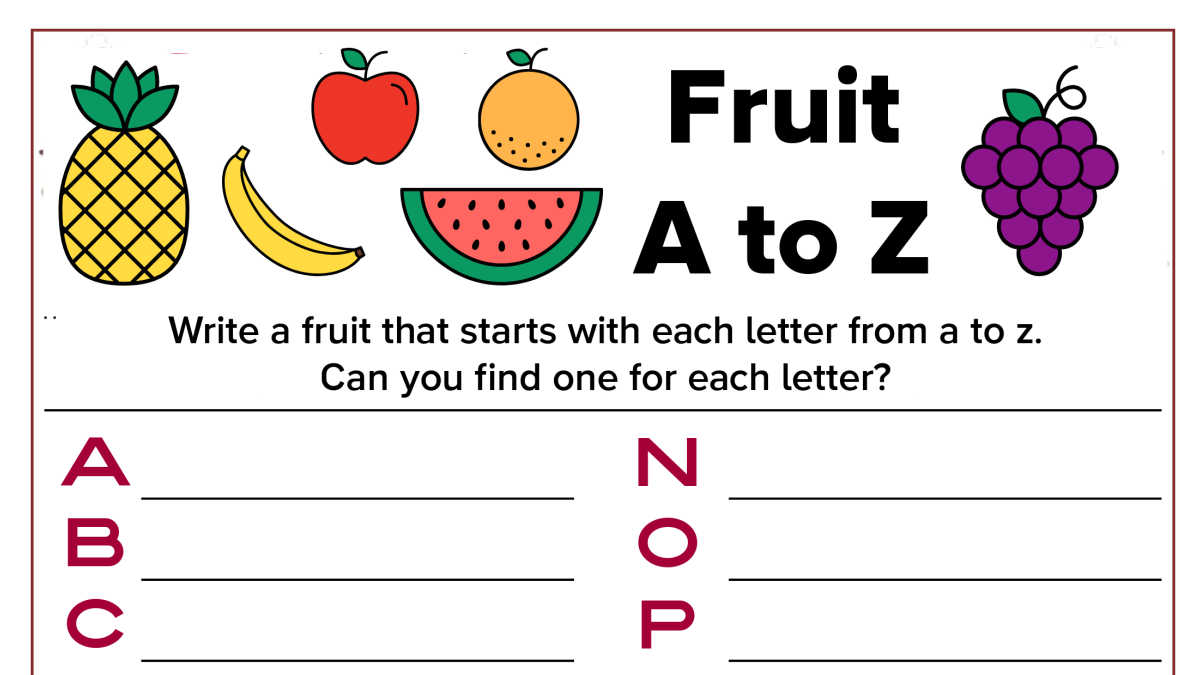 feature fruit a to z