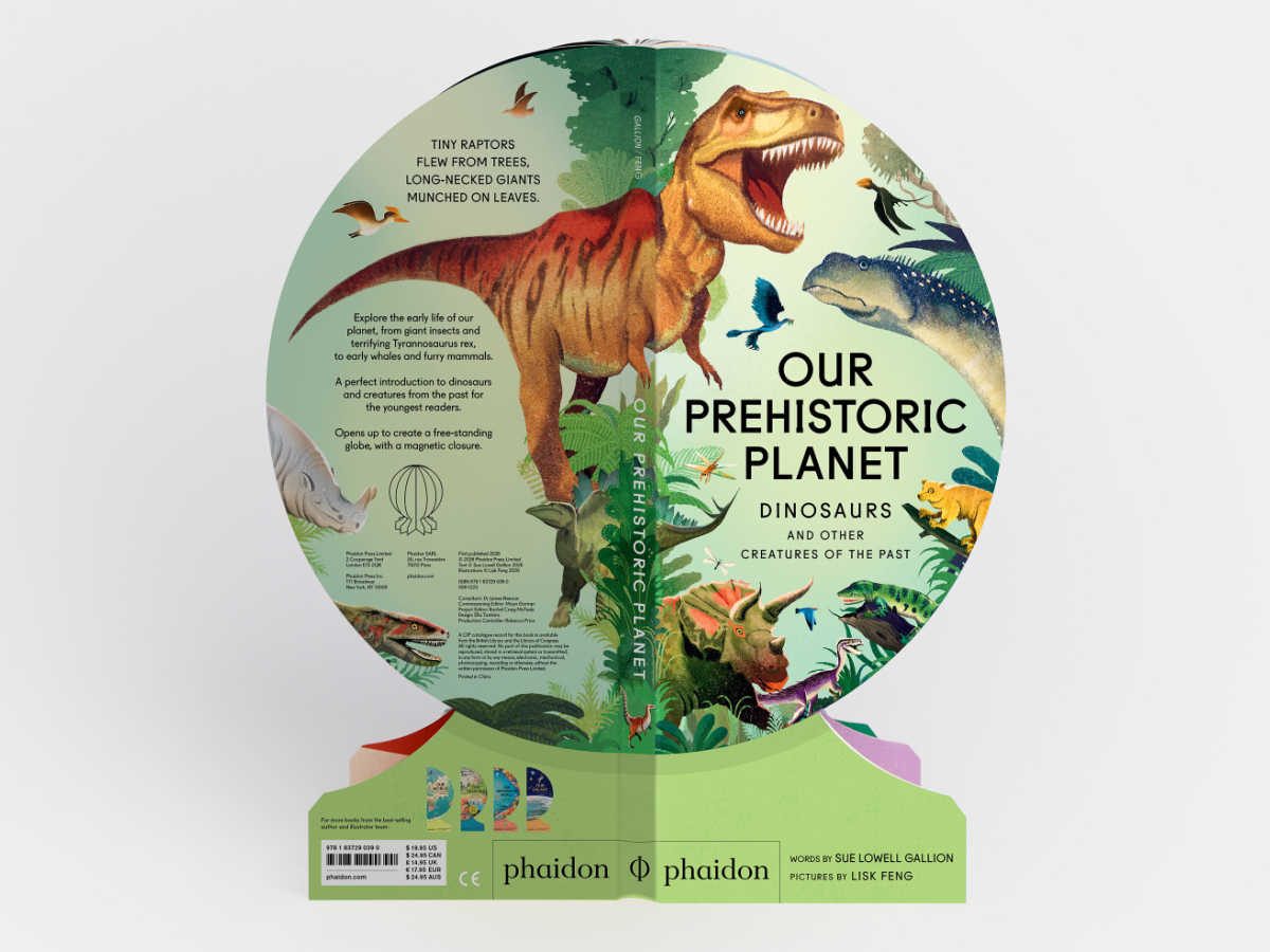 globe shaped our prehistoric planet board book