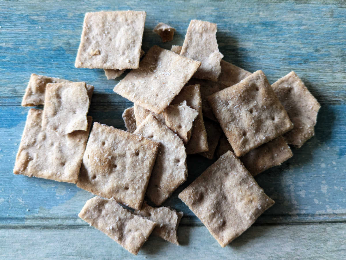 gluten free plantain and casava crackers