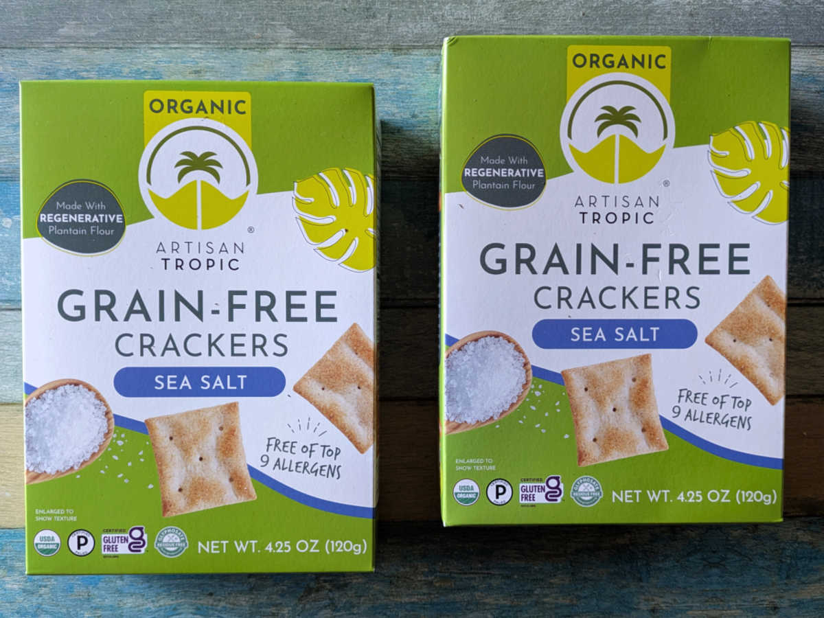 organic artisan tropic crackers