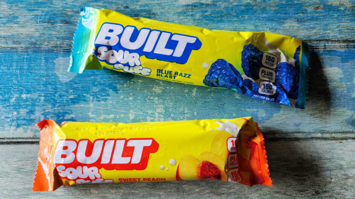 2 built sour puff protein bars