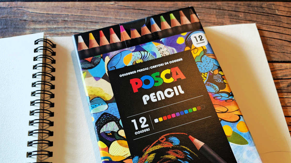 12 colors posca pencils