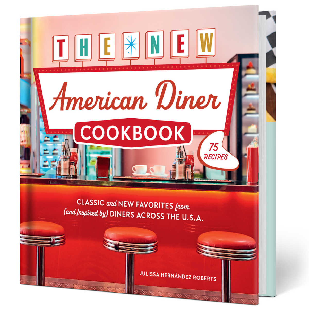 Slide into a booth with The New American Diner Cookbook! 🍳 This beautifully illustrated book by Julissa Hernández Roberts reimagines 75 classic recipes with modern food trends. It's a good gift for anyone who loves comfort food and nostalgic road trips. 🍔