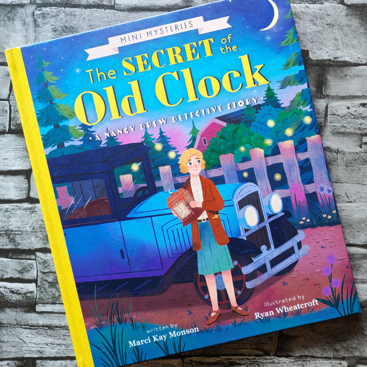 old clock nancy drew detective story book
