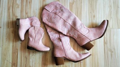 pink dream pairs mommy and me cowboy boots
