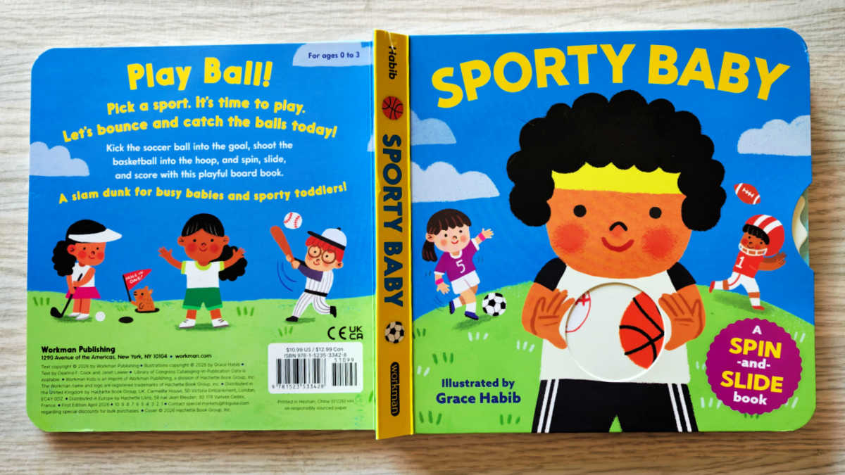 sports board book sporty baby