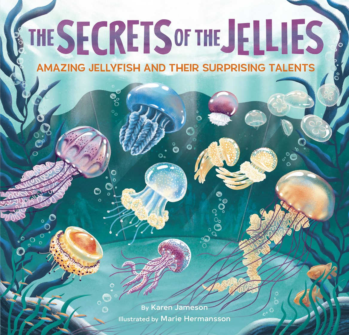 Dive into the magical undersea world with The Secrets of the Jellies! 🌊 This educational and beautifully illustrated kid's book is a good how-to guide for learning about jellyfish anatomy, habitats, and ecosystems. 🪼