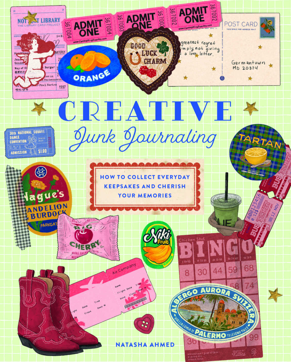 Creative Junk Journaling is a wonderful and unique guide that teaches adults and kids how to turn everyday keepsakes into a vibrant family memento. This inspirational craft book is a good choice for a summer project to cherish memories of milestones and vacations.