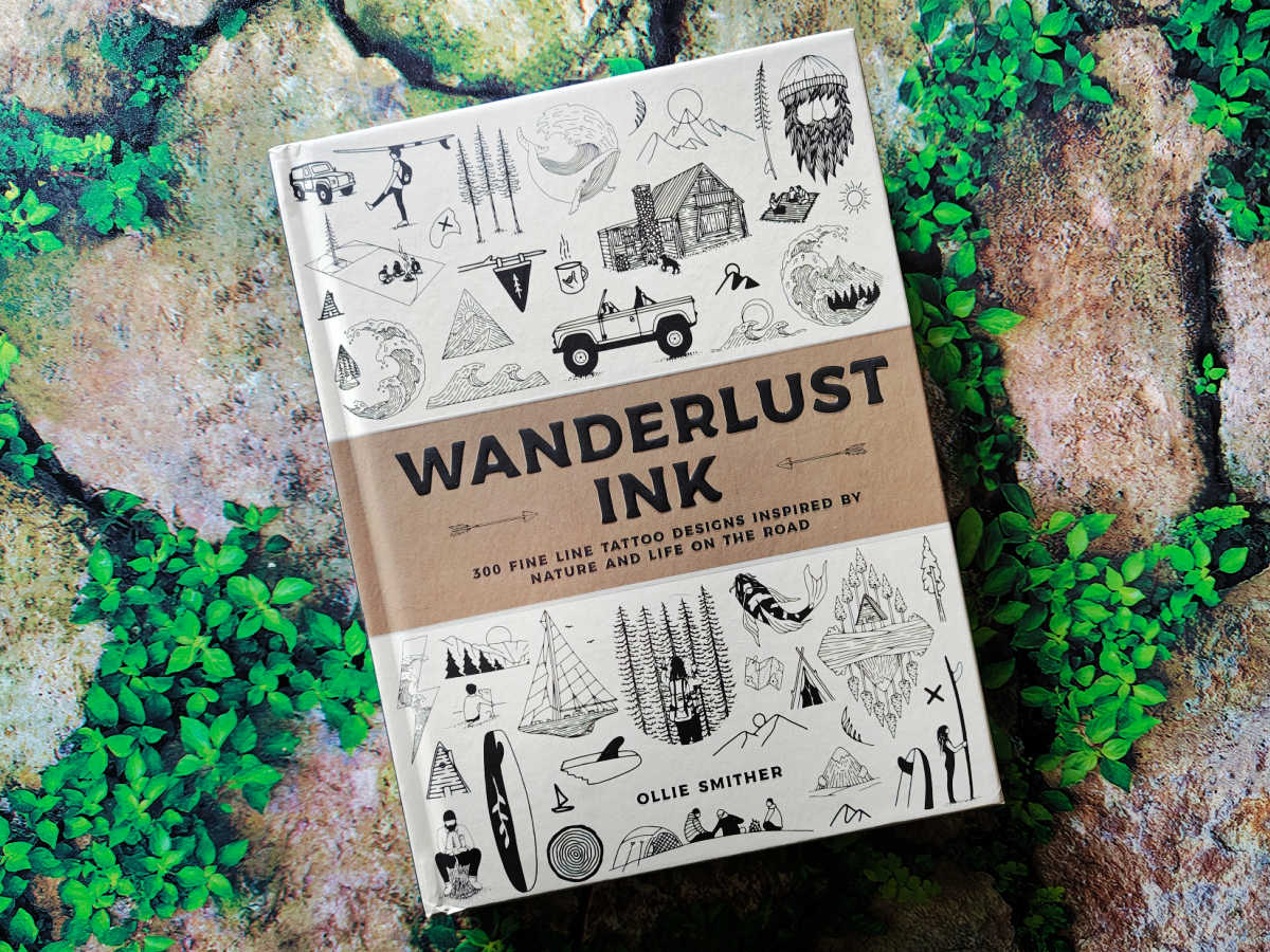 front cover wanderlust ink tattoo design book