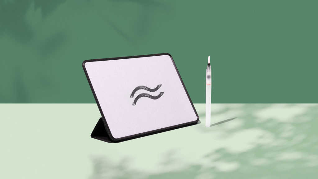 buddha board enso with water brush