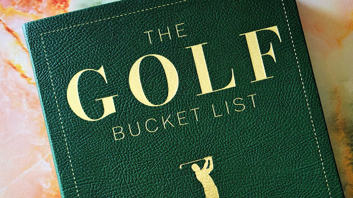 journal gift the golf bucket list