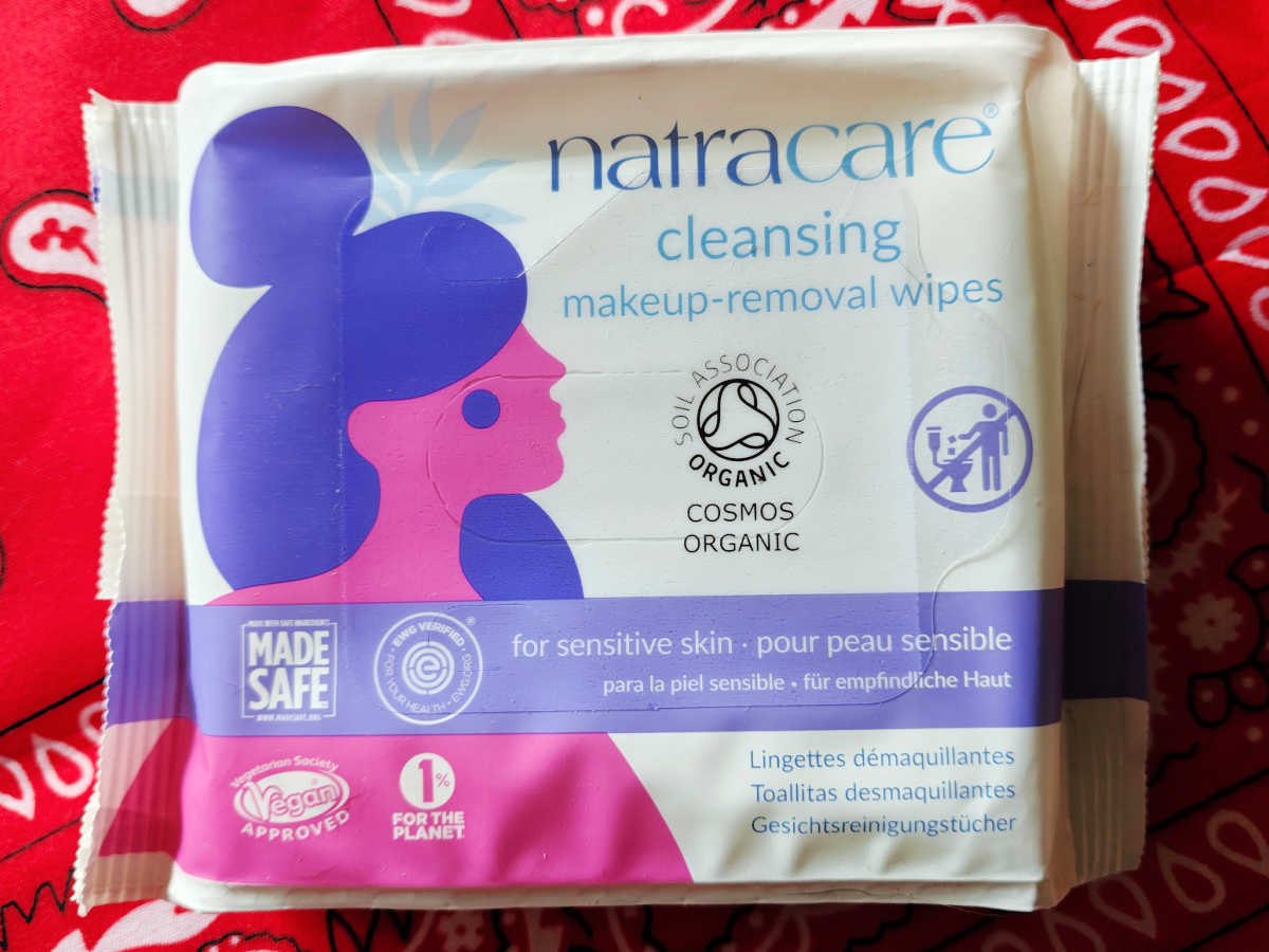 natracare makeup removal wipes