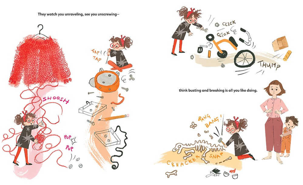 Interior illustrations from take it apart
