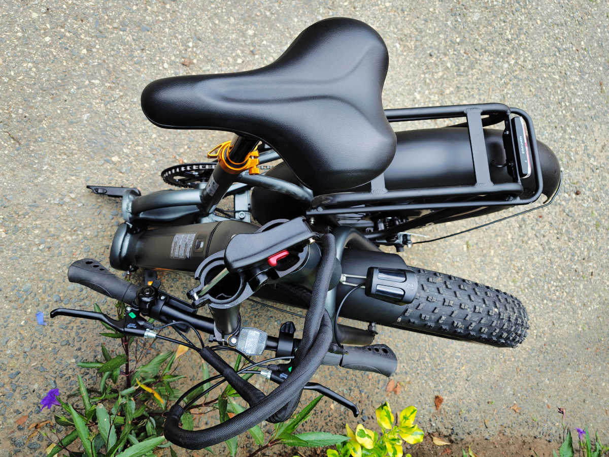 folded Huffy Centuric eBike