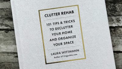 hardcover clutter rehab book