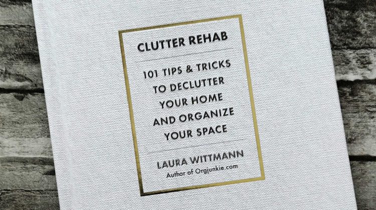 hardcover clutter rehab book