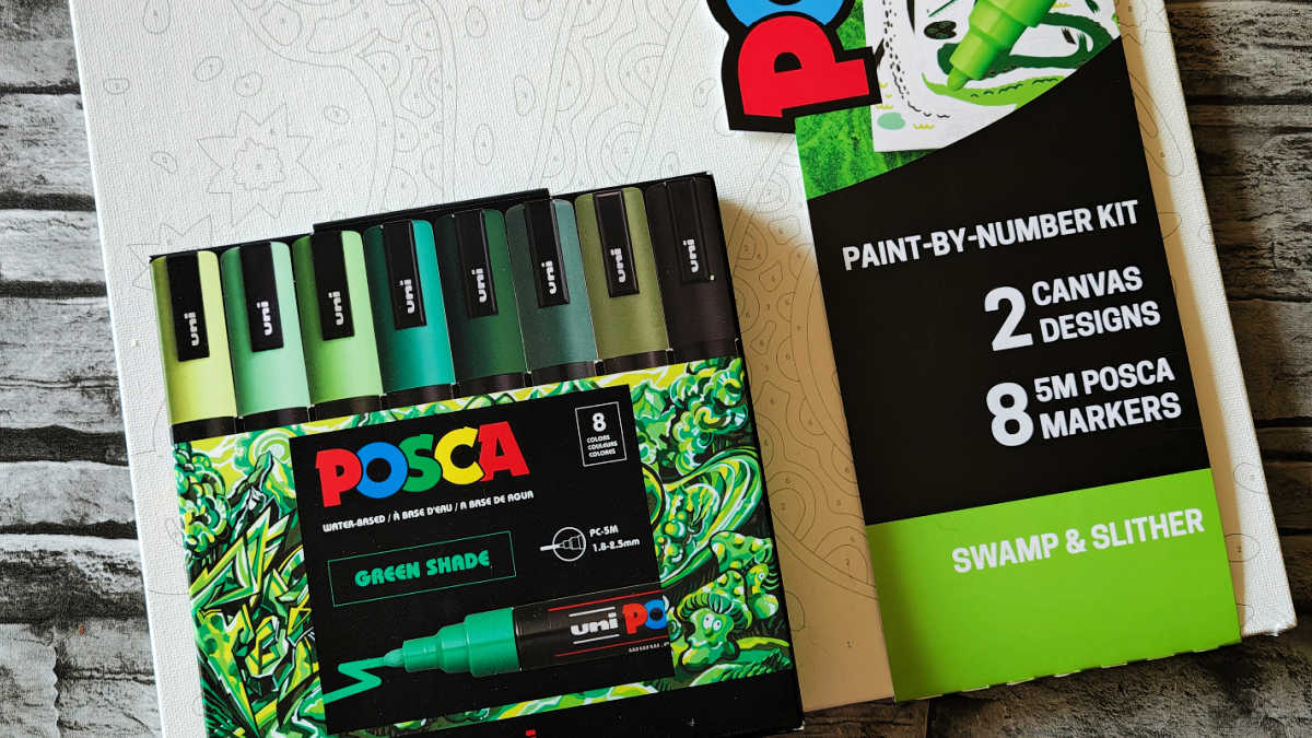 posca paint by number kit