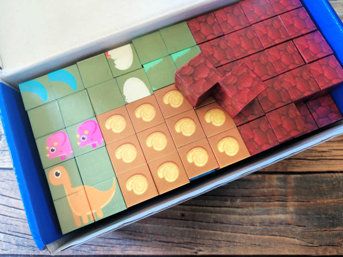 Sunny Auntie Magnetic Dino Blocks set
