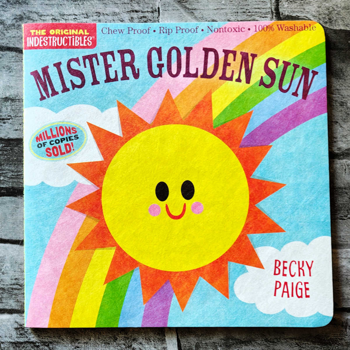 The original Indestructibles Mister Golden Sun Book