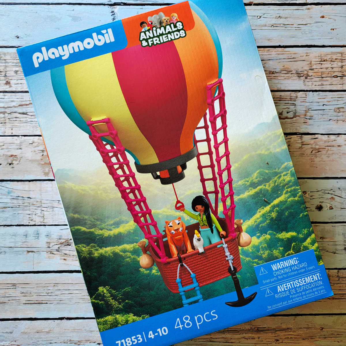 animal and friends playmobil balloon ride