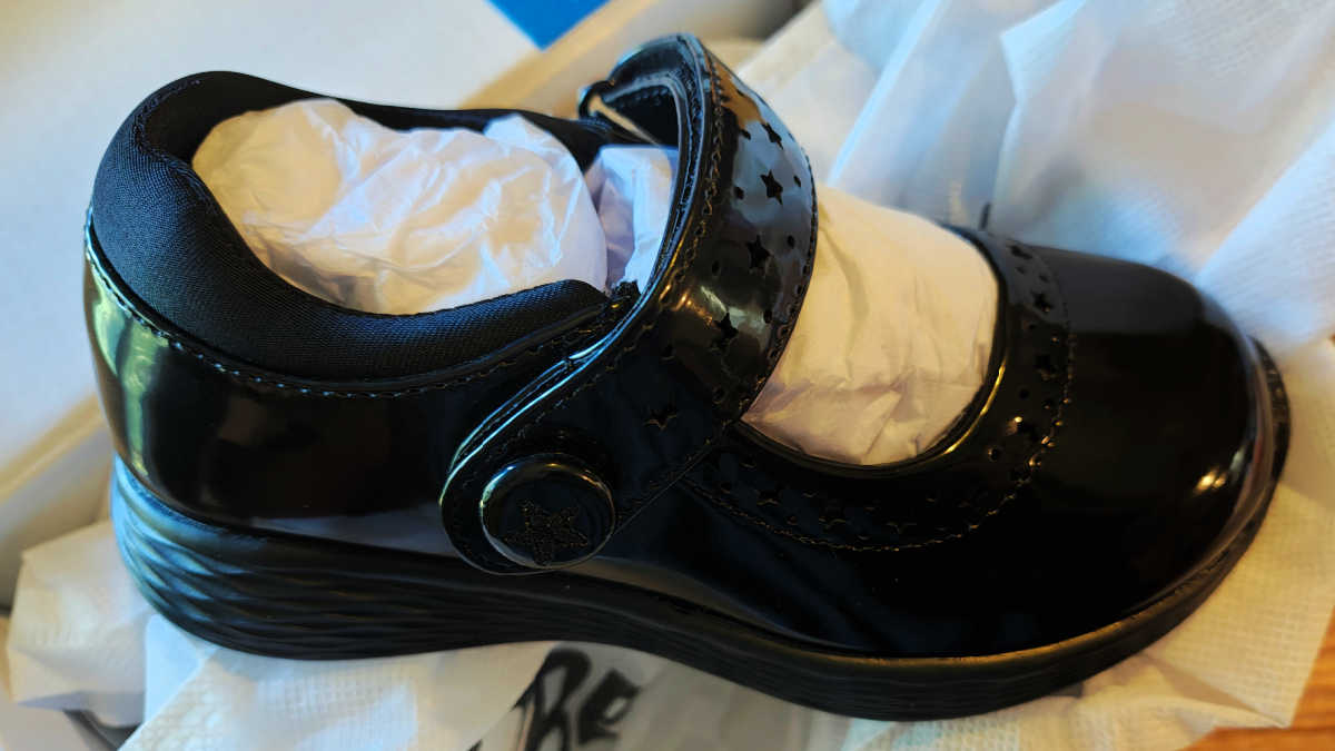 black school uniform shoes