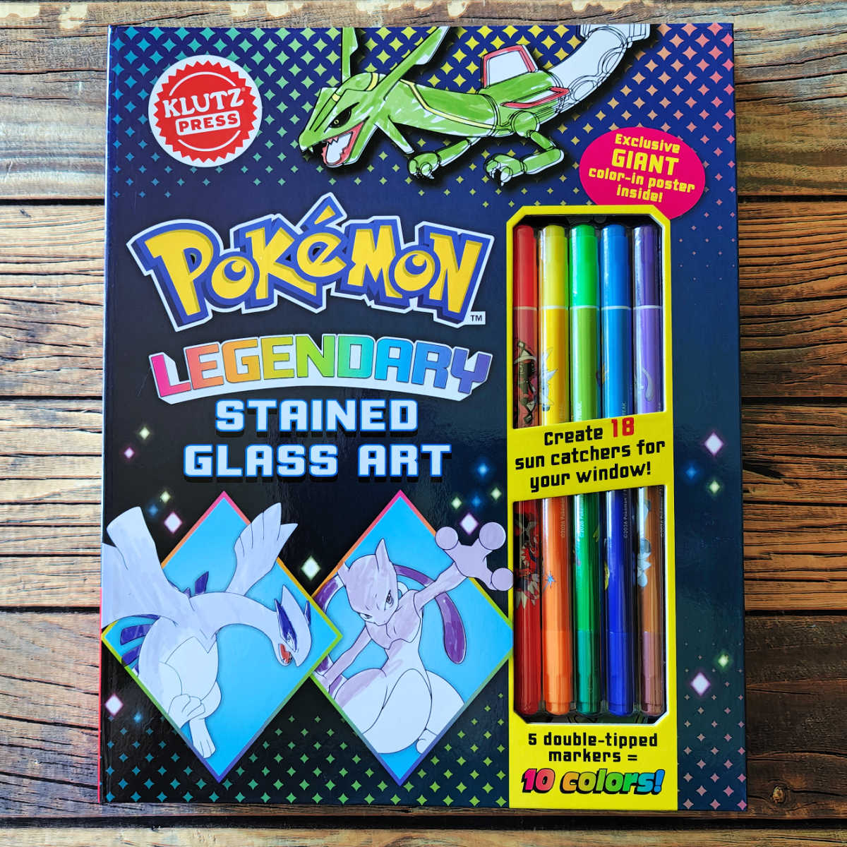 craft kit pokemon legendary stained glass