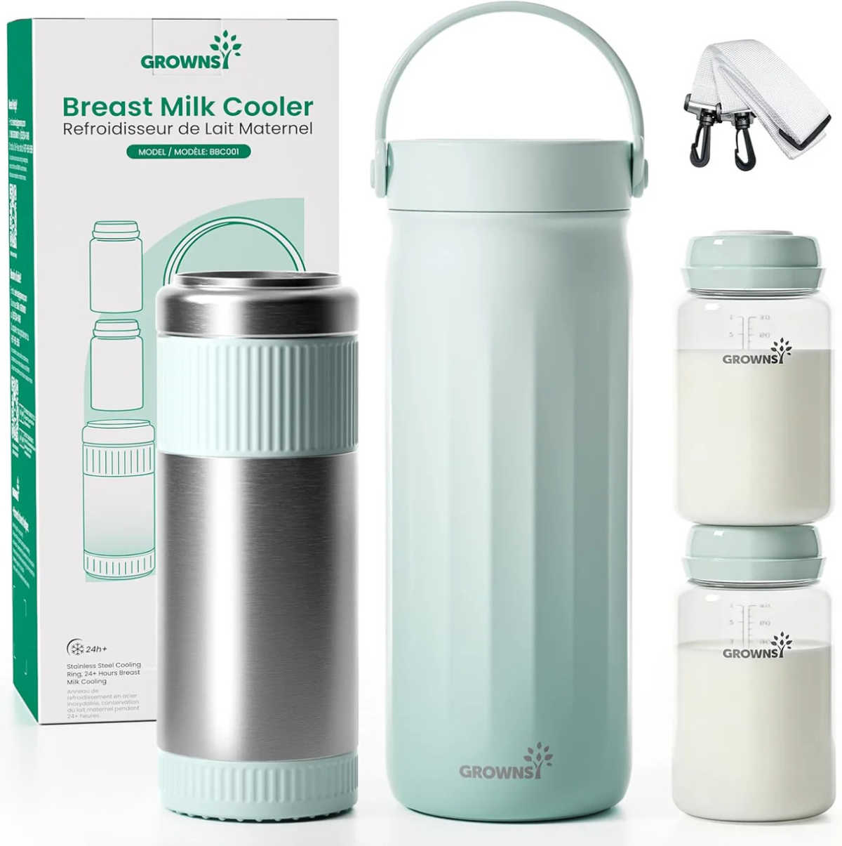 grownsy breast milk cooler Babys Gotta Eat