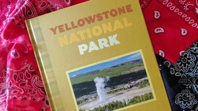 hardcover Yellowstone National Park book