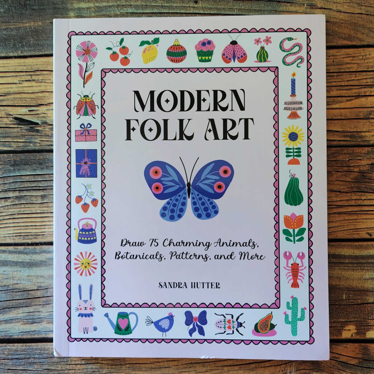 how to draw modern folk art