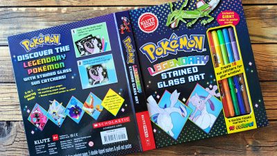 klutz pokemon legendary stained glass art kit