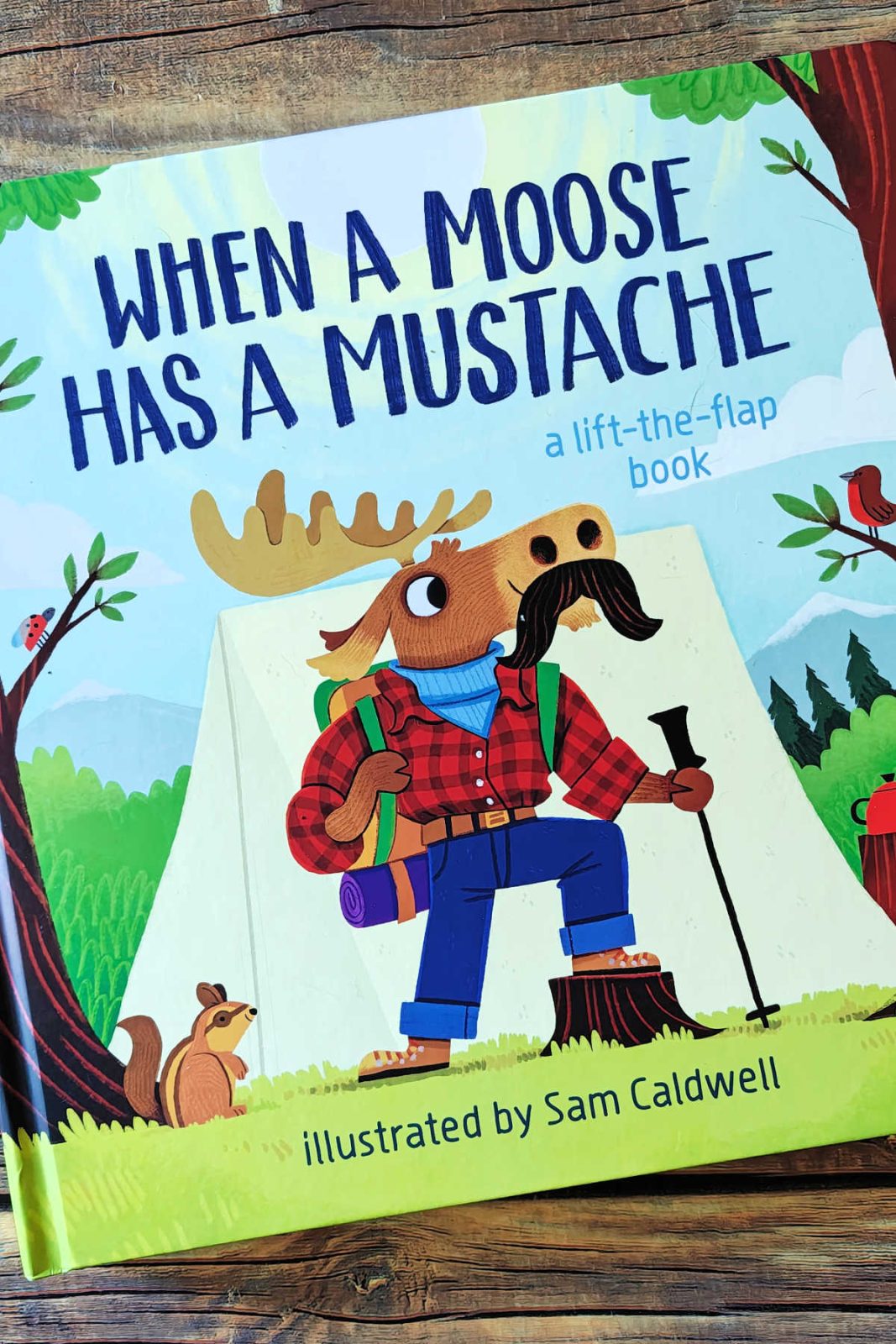 When a Moose Has a Mustache is a super cute, interactive lift-the-flap board book filled with silly animal fun! Packed with giggles and laughs, this delightful story brings the magic of the outdoors and nature to life, making it a fantastic read-aloud for toddlers and preschoolers!