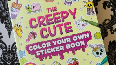 the creepy cute color your own stickers