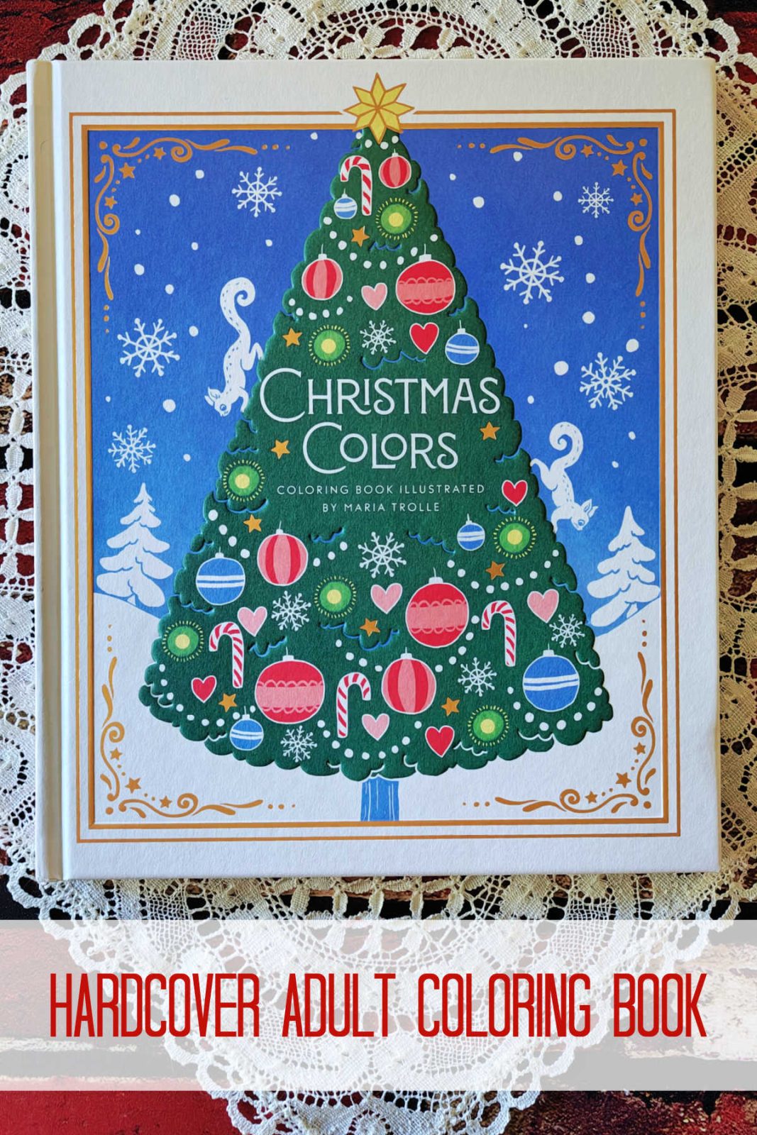 Treat yourself to a luxurious, relaxing holiday escape with the Christmas Colors Coloring Book by Maria Trolle! The review shows how high-quality paper, a durable hardcover binding, and enchanting festive designs make this a dream creative outlet for adults.