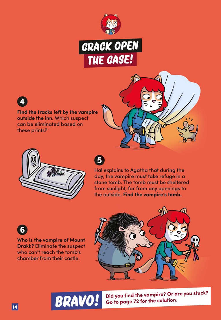 Step into a world of spooky sleuthing with The Vampire of Mount Drakk by Paul Martin! Discover how 8 interactive illustrated mysteries, observation puzzles, and vampire fun make this Angela Case Files book a year-round favorite for kids ages 5 and up.