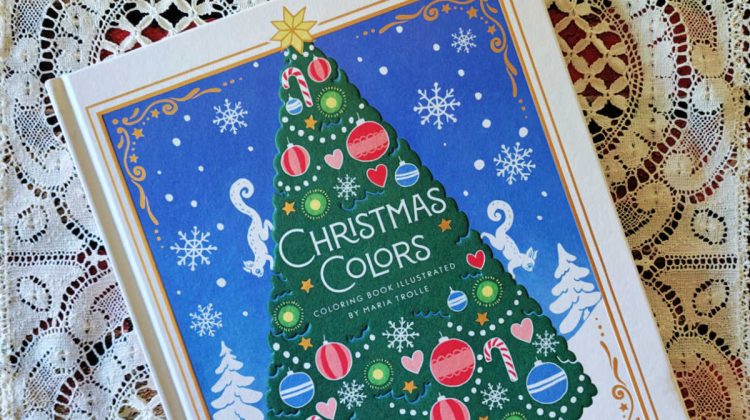 hardcover adult Christmas Colors Coloring Book